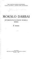 Istorijos-filologijos mokslų serija