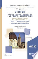 История государства и права зарубежных стран в 2 ч. Часть 1. Государство и право в древности и средние века 9-е изд., пер. и доп. Учебник и практикум для академического бакалавриата