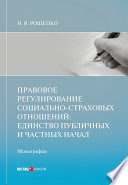 Правовое регулирование социально-страховых отношений: единство публичных и частных начал