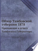 Обзор Тамбовской губернии 1878