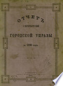 Отчет городской управы за 1880 г.