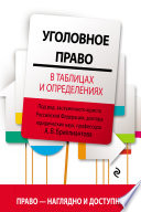 Уголовное право в таблицах и определениях