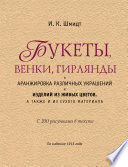 Букеты, венки, гирлянды и аранжировка различных украшений и изделий из живых цветов, а также из сухого материала