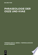 Osze/kvae-phraseologie Term.ser. 6