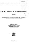 Studia Rossica Posnaniensia