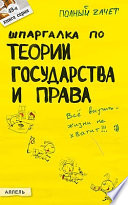 Шпаргалка по теории государства и права