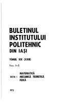 Buletinul Institutului Politehnic din Iași