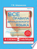 Все правила французского языка в схемах и таблицах: справочник по грамматике