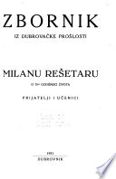 Mélanges regusains offerts à Milan Rešetar