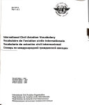 International Civil Aviation Vocabulary
