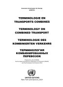 Terminologie des kombinierten Verkehrs