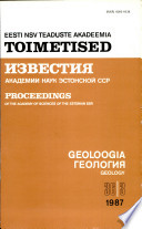 Proceedings of the Estonian Academy of Sciences, Geology