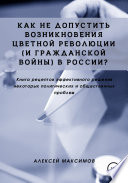 Как не допустить возникновения цветной революции (и гражданской войны) в России? Книга рецептов эффективного решения некоторых политических и общественных проблем