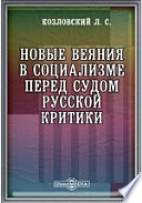 Новые веяния в социализме перед судом русской критики