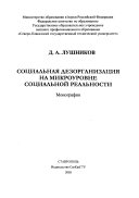 Sotsialnaia dezorganizatsiia na mikrourovne sotsialnoi realnosti