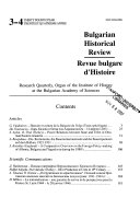 Bulgarian historical review