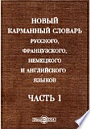 Новый карманный словарь русского, французского, немецкого и английского языков