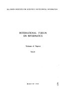 International forum on informatics